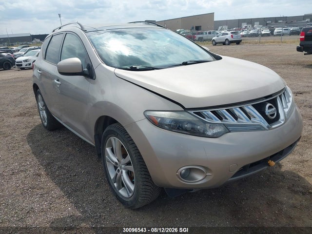 2009 Nissan Murano S/sl/le მანქანა იყიდება აუქციონზე, vin: JN8AZ18W29W204497, აუქციონის ნომერი: 30096543
