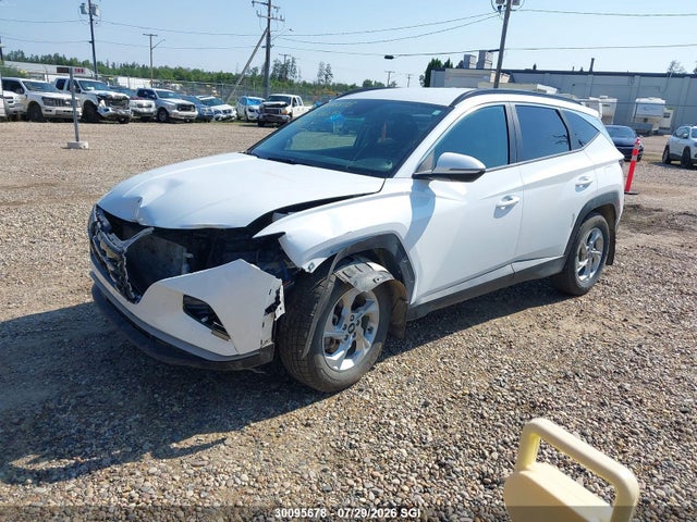 2022 Hyundai Tucson Sel მანქანა იყიდება აუქციონზე, vin: KM8JB3AE6NU145081, აუქციონის ნომერი: 30095678