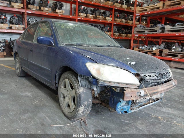 2005 Honda Civic Lx მანქანა იყიდება აუქციონზე, vin: 2HGES15845H000415, აუქციონის ნომერი: 30094079