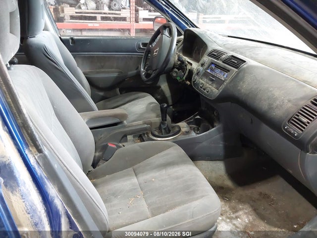 30094079 :رقم المزاد ، 2HGES15845H000415 vin ، 2005 Honda Civic Lx مزاد بيع
