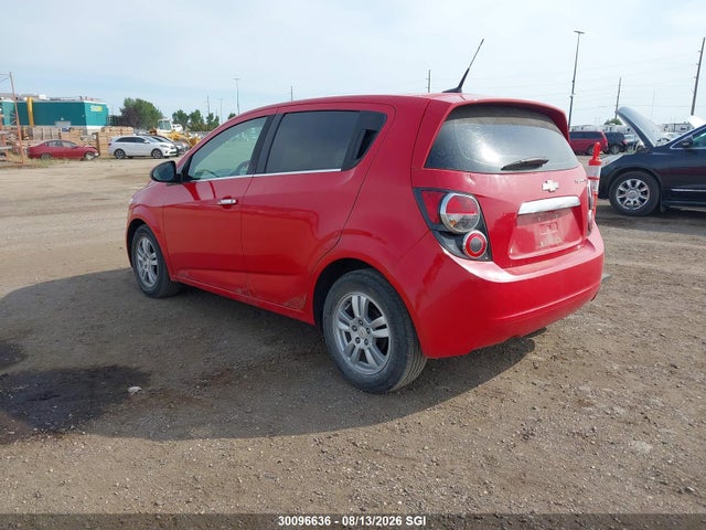 Aukcja sprzedaży 2012 Chevrolet Sonic Lt, vin: 1G1JC6EH8C4185353, numer aukcji: 30096636