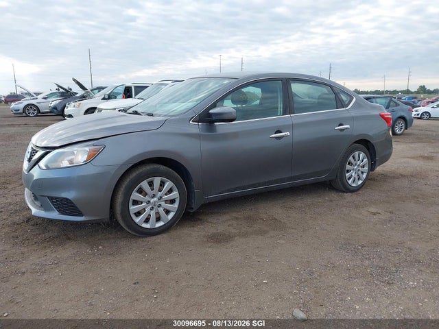 2018 Nissan Sentra S/sv/sr/sl მანქანა იყიდება აუქციონზე, vin: 3N1AB7AP3JY211741, აუქციონის ნომერი: 30096695