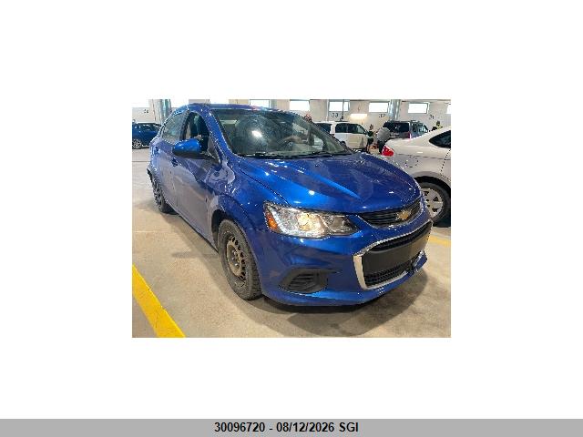 30096720 :رقم المزاد ، 1G1JD5SHXJ4124336 vin ، 2018 Chevrolet Sonic Lt مزاد بيع