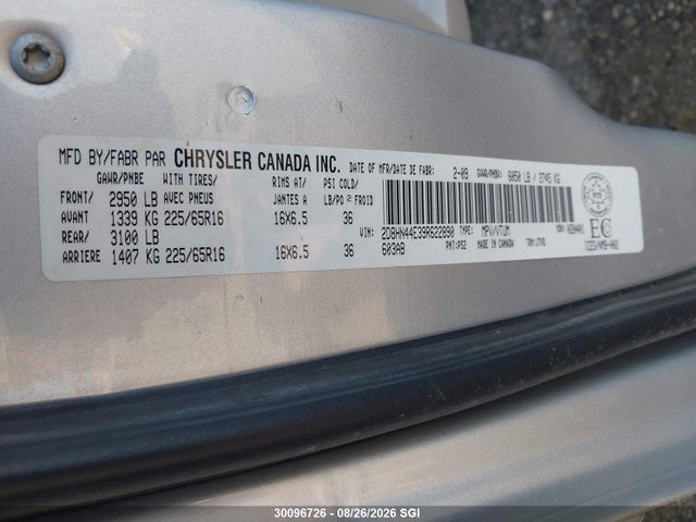 Продажа на аукционе авто 2009 Dodge Grand Caravan Se, vin: 2D8HN44E39R622890, номер лота: 30096726