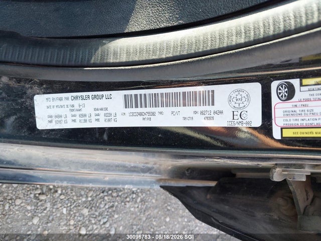 Aukcja sprzedaży 2013 Dodge Avenger Se, vin: 1C3CDZAB6DN755382, numer aukcji: 30096783