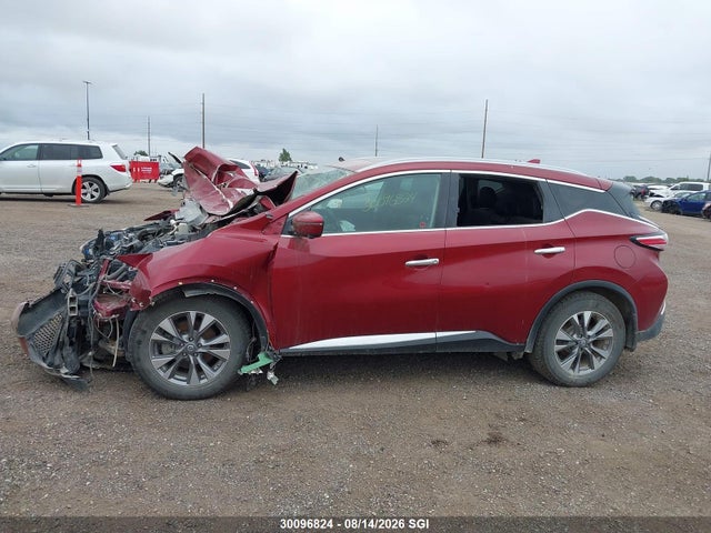 30096824 :رقم المزاد ، 5N1AZ2MH0JN167111 vin ، 2018 Nissan Murano S/sl/sv/platinum مزاد بيع