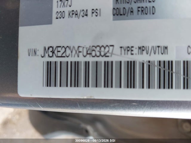 Продаж на аукціоні авто 2015 Mazda Cx-5 Touring, vin: JM3KE2CYXF0463027, номер лоту: 30096828