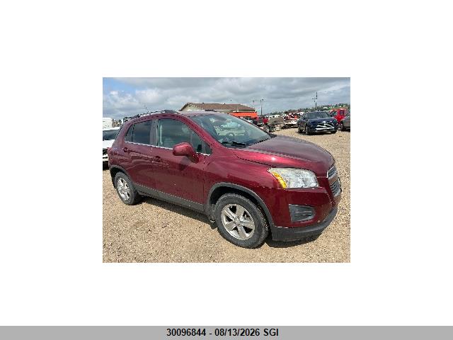 2013 Chevrolet Trax 1lt მანქანა იყიდება აუქციონზე, vin: 3GNCJPSB1DL179585, აუქციონის ნომერი: 30096844