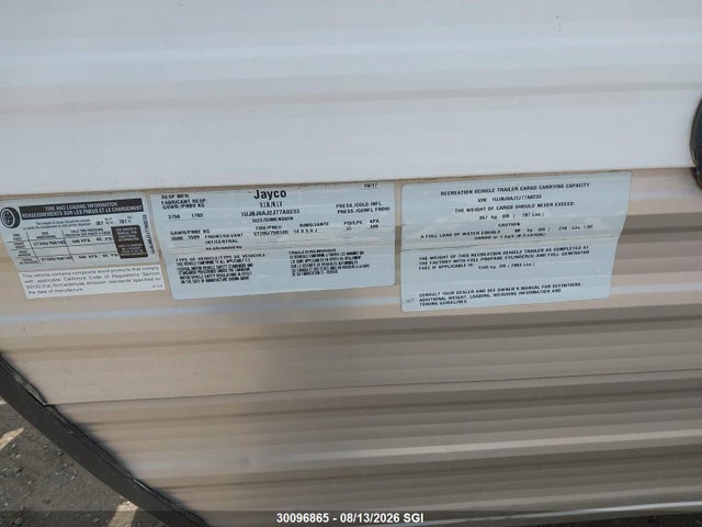 Jayco Jayflight 2018 1UJBJ0AJ2J77A0233 Image 9