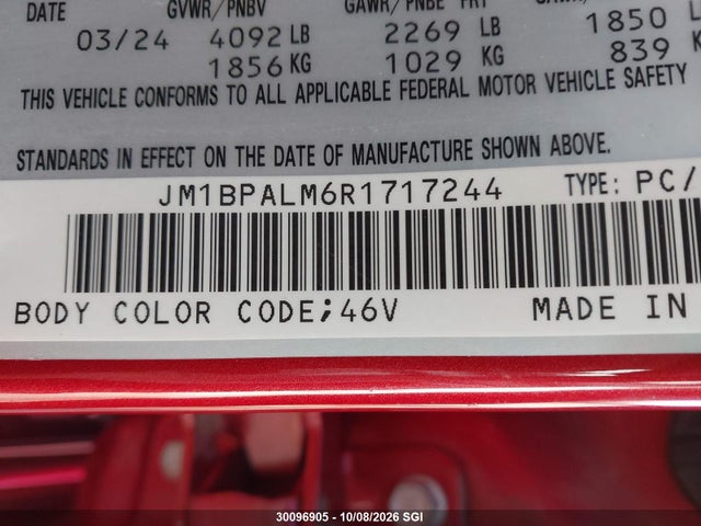 Mazda 3 Preferred 2024 JM1BPALM6R1717244 Image 9