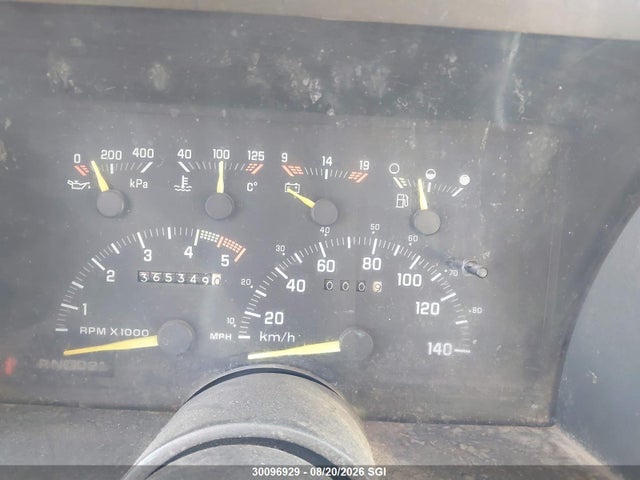 30096929 :رقم المزاد ، 1GTEC14K8NE511755 vin ، 1992 Gmc Sierra C1500 مزاد بيع