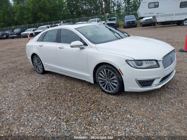 2018 Lincoln Mkz Select მანქანა იყიდება აუქციონზე, vin: 3LN6L5D97JR601992, აუქციონის ნომერი: 30096981
