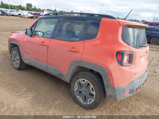 Продажа на аукционе авто 2016 Jeep Renegade Trailhawk, vin: ZACCJBCTXGPC69137, номер лота: 30096171