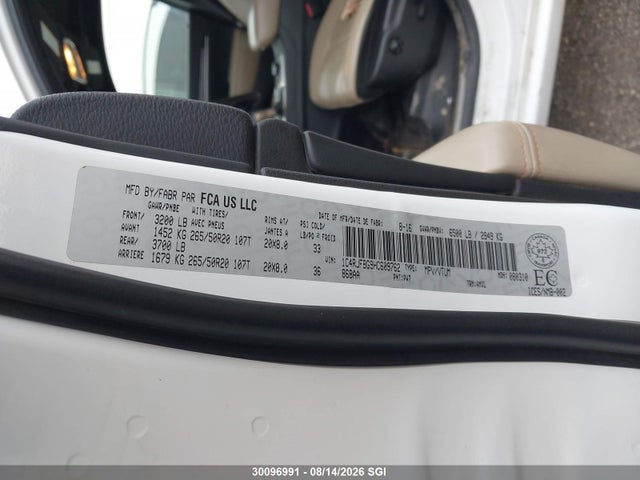 Продажа на аукционе авто 2017 Jeep Grand Cherokee Limited, vin: 1C4RJFBG9HC609762, номер лота: 30096991