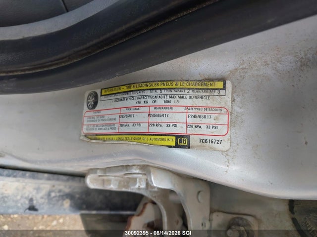 30092395 :رقم المزاد ، 1J8GR48KX7C616727 vin ، 2007 Jeep Grand Cherokee Laredo/columbia/freedom مزاد بيع