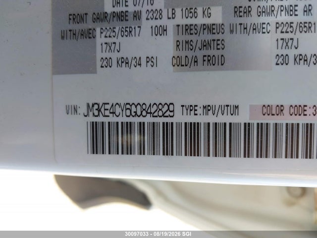 Mazda Cx-5 Touring 2016 JM3KE4CY6G0842829 Image 9
