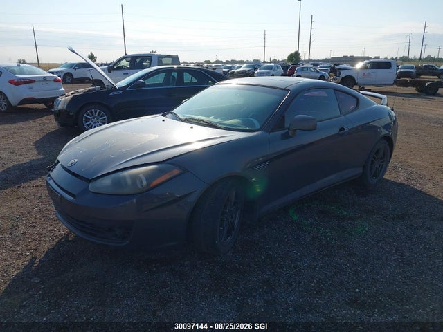 2007 Hyundai Tiburon Gs მანქანა იყიდება აუქციონზე, vin: KMHHM65D87U260716, აუქციონის ნომერი: 30097144