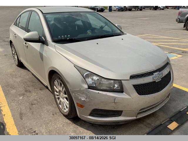 2014 Chevrolet Cruze Eco მანქანა იყიდება აუქციონზე, vin: 1G1PH5SB9E7435514, აუქციონის ნომერი: 30097167