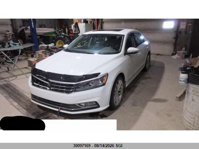 2018 Volkswagen Passat Sel Premium მანქანა იყიდება აუქციონზე, vin: 1VWCA7A3XJC024119, აუქციონის ნომერი: 30097169