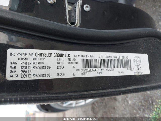 Aukcja sprzedaży 2013 Dodge Journey R/t, vin: 3C4PDDEG1DT724899, numer aukcji: 30097288