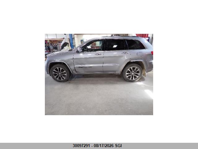 2018 Jeep Grand Cherokee Overland მანქანა იყიდება აუქციონზე, vin: 1C4RJFCG2JC308044, აუქციონის ნომერი: 30097291
