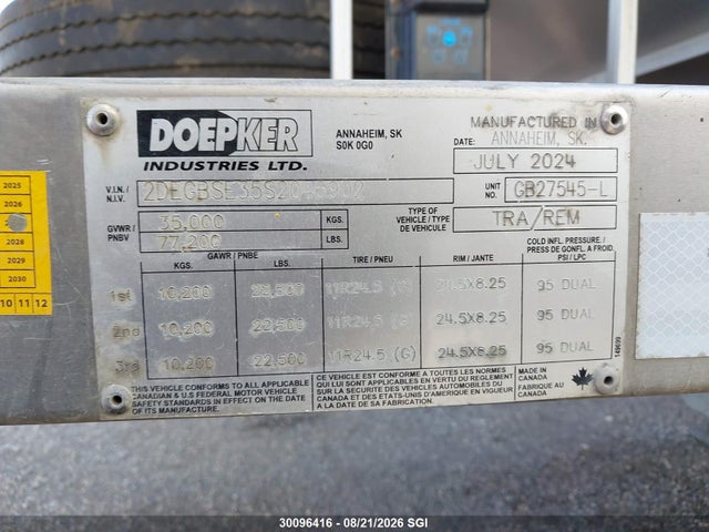 Doepker Industries Grain Lead 2025 2DEGBSE35S2046902 Image 9