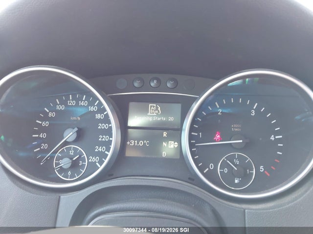 2009 Mercedes-benz Ml მანქანა იყიდება აუქციონზე, vin: 4JGBB25E69A528972, აუქციონის ნომერი: 30097344
