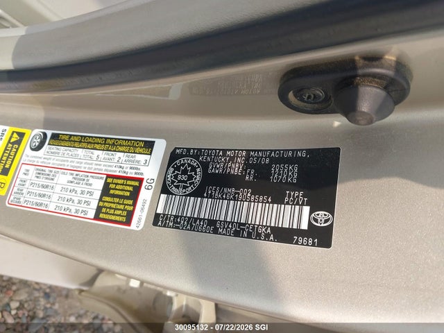 Продажа на аукционе авто 2009 Toyota Camry Se/le/xle, vin: 4T1BK46K19U585854, номер лота: 30095132