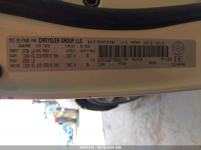 Dodge Journey Crossroad 2015 3C4PDCGG8FT599023 Image 9