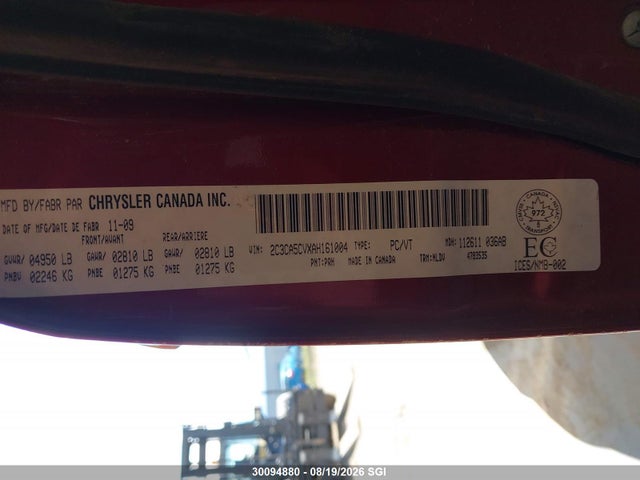30094880 :رقم المزاد ، 2C3CA5CVXAH161004 vin ، 2010 Chrysler 300 Touring مزاد بيع