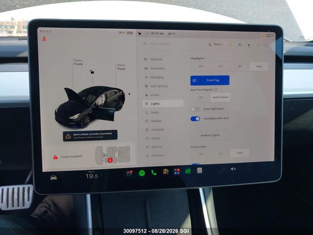 Продажа на аукционе авто 2020 Tesla Model 3, vin: 5YJ3E1EC9LF793750, номер лота: 30097512