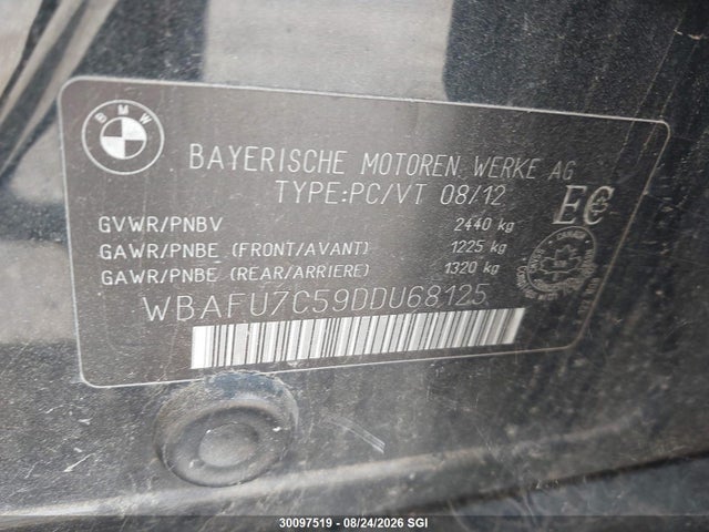 Продажа на аукционе авто 2013 Bmw 535 Xi, vin: WBAFU7C59DDU68125, номер лота: 30097519