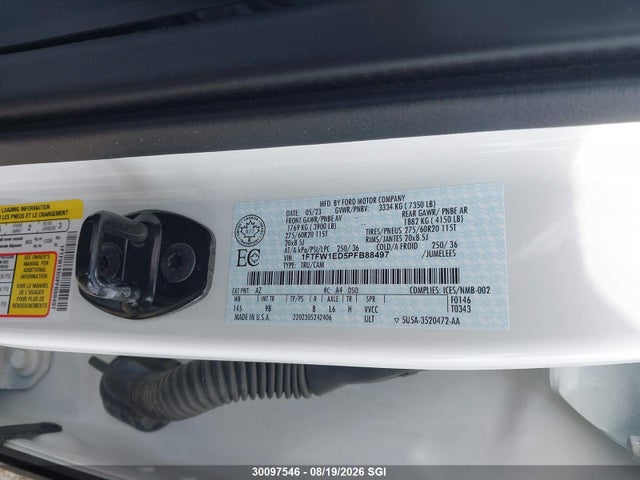 Ford F150 Supercrew 2023 1FTFW1ED5PFB88497 Image 9