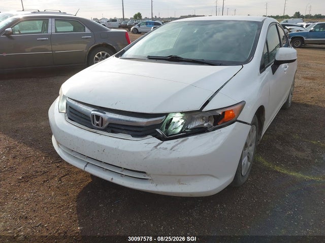 30097578 :رقم المزاد ، 2HGFB2F42CH053794 vin ، 2012 Honda Civic Lx مزاد بيع