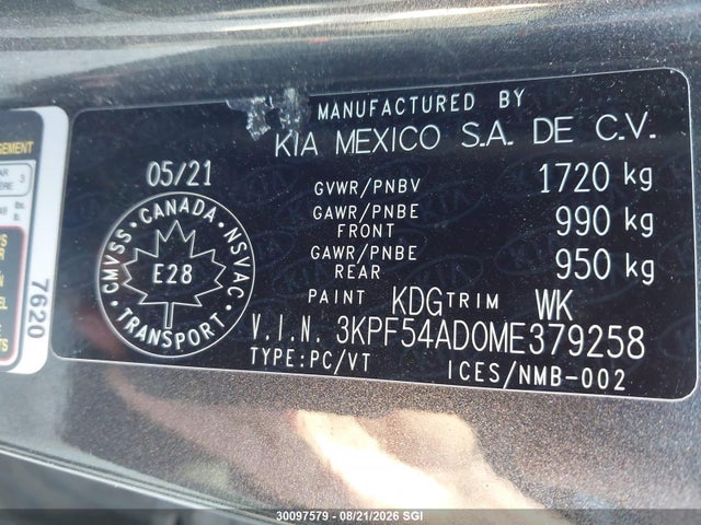 KIA FORTE EX 2021 3KPF54AD0ME379258 Image 9