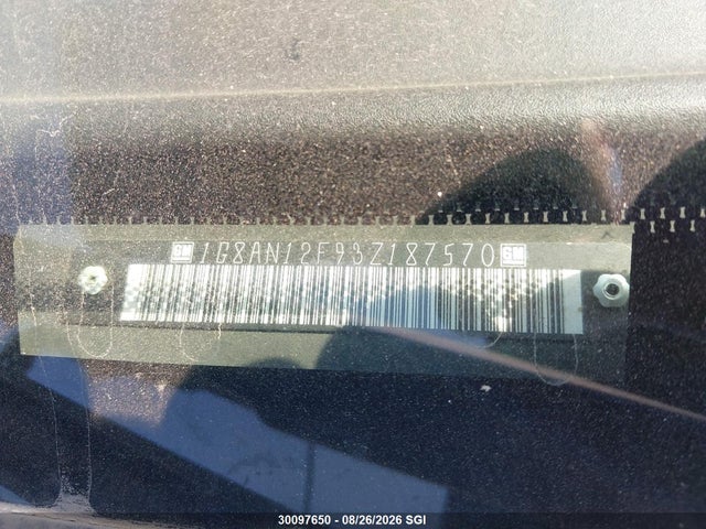 Aukcja sprzedaży 2003 Saturn Ion Level 2, vin: 1G8AN12F93Z187570, numer aukcji: 30097650