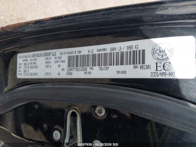 RAM 1500 St 2014 1C6RR7FT8ES123202 Image 9