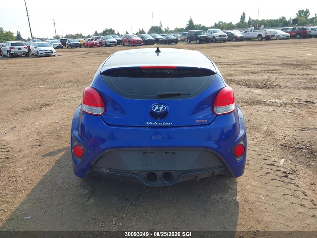 2013 Hyundai Veloster Turbo მანქანა იყიდება აუქციონზე, vin: KMHTC6AE2DU090263, აუქციონის ნომერი: 30093249