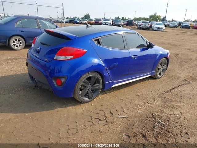 2013 Hyundai Veloster Turbo მანქანა იყიდება აუქციონზე, vin: KMHTC6AE2DU090263, აუქციონის ნომერი: 30093249