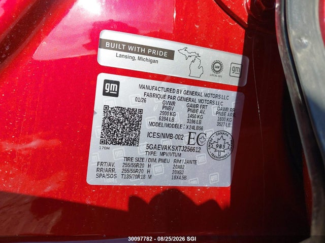 Buick Enclave Preferred Awd 2026 5GAEVAKSXTJ256612 Image 9