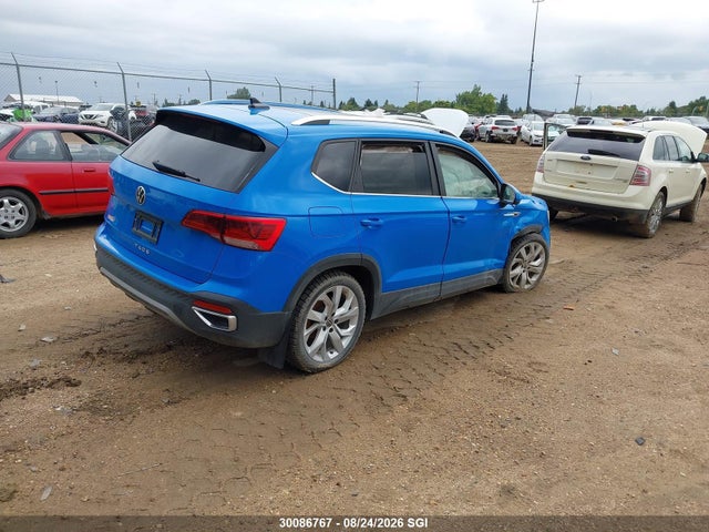 Продажа на аукционе авто 2022 Volkswagen Taos Comfortline, vin: 3VVEX7B24NM001375, номер лота: 30086767