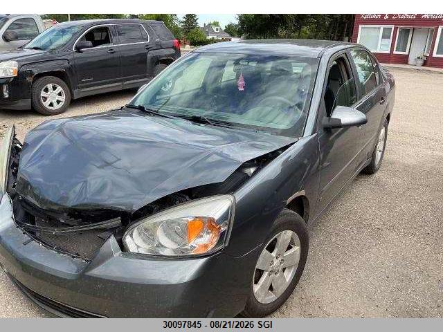 2006 Chevrolet Malibu Lt მანქანა იყიდება აუქციონზე, vin: 1G1ZT51F16F213276, აუქციონის ნომერი: 30097845