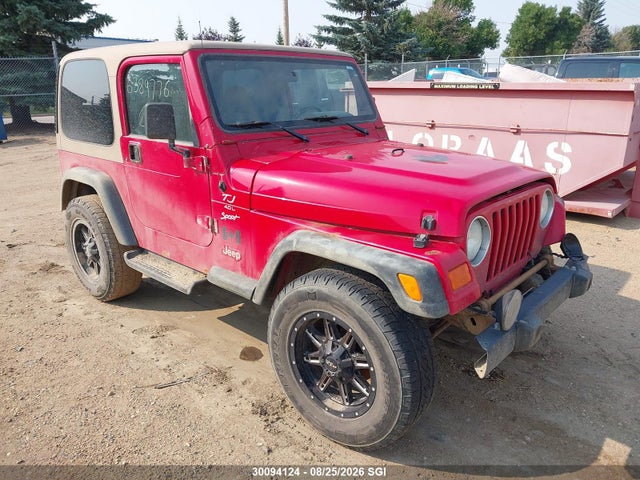 2000 Jeep Wrangler / Tj Sport მანქანა იყიდება აუქციონზე, vin: 1J4FA49S5YP776950, აუქციონის ნომერი: 30094124