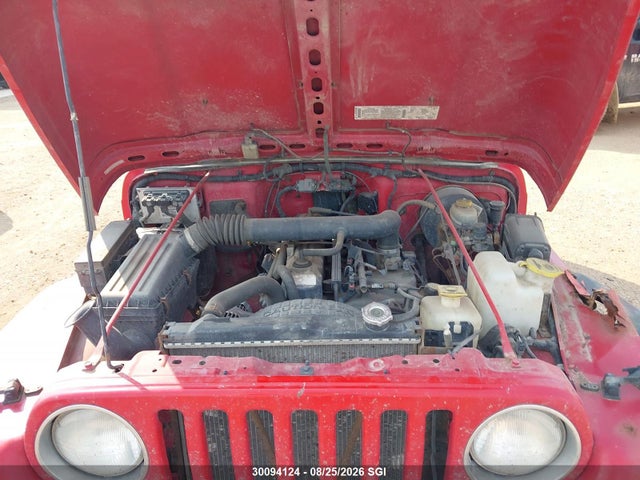 2000 Jeep Wrangler / Tj Sport მანქანა იყიდება აუქციონზე, vin: 1J4FA49S5YP776950, აუქციონის ნომერი: 30094124