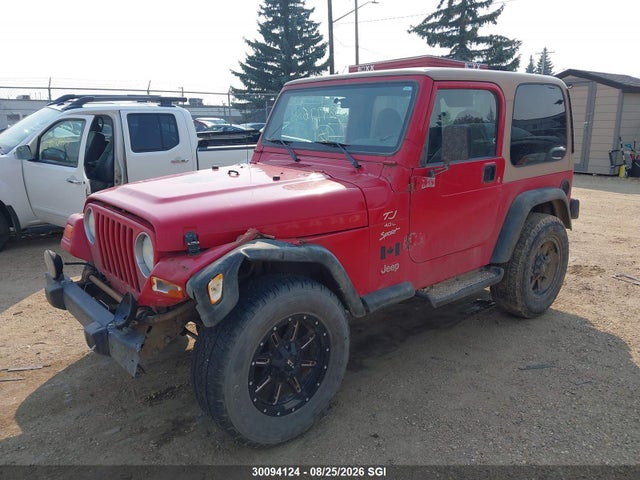 2000 Jeep Wrangler / Tj Sport მანქანა იყიდება აუქციონზე, vin: 1J4FA49S5YP776950, აუქციონის ნომერი: 30094124