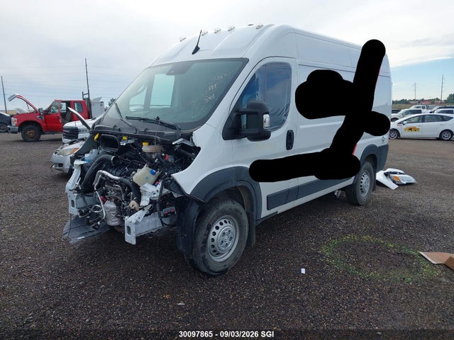 2025 Ram Promaster 2500 2500 High მანქანა იყიდება აუქციონზე, vin: 3C6LRVCG3SE558029, აუქციონის ნომერი: 30097865