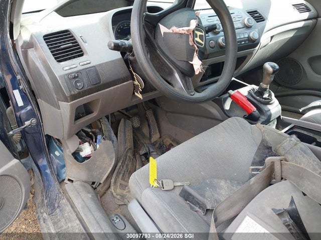 2006 Honda Civic Dx Vp მანქანა იყიდება აუქციონზე, vin: 2HGFG113X6H013252, აუქციონის ნომერი: 30097793