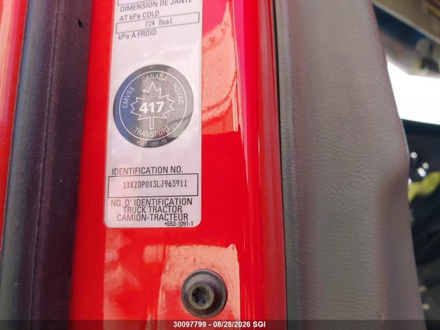 Kenworth Construction T880 2020 1XKZDP0X3LJ965911 Image 9