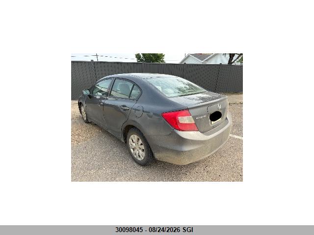 Продаж на аукціоні авто 2012 Honda Civic Lx, vin: 2HGFB2F42CH000545, номер лоту: 30098045