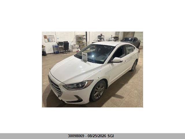 30098069 :رقم المزاد ، KMHD84LF4HU115489 vin ، 2017 Hyundai Elantra Gl مزاد بيع
